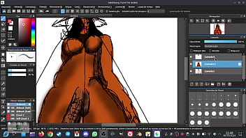 Drawing Witch Well Endowed Halloween Hentai at MediBang Paint Art