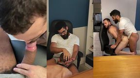 treinando meu novo sub no escritorio