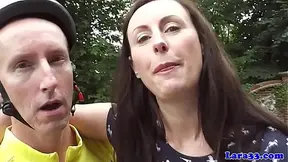 Euro English HOT MOM sucks rod and gets an anal bang