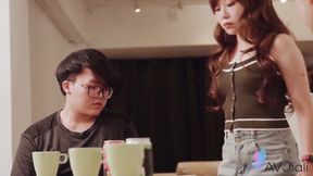 Sexy taiwan babe yoyo has an old friend from uni visit her and fuck her