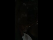 Suck to chav outside