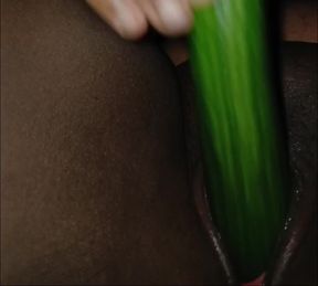 Stepmom fucks her edible dildo