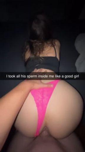 I fuck a Stranger after Fight with Bf at Party! POV Snapchat
