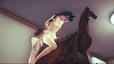 Yaoi Femboy - Catboy femboy having sex with another femboy - Sissy crossdress Japanese Asian Manga Anime Film Game Porn