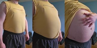 Faster Pumping Struggling to hold it in gay belly inflation
