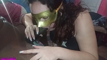 Realizando fetish da esposa safada