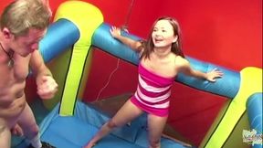 Oriental Beauty Finds Pleasure Then Makes Her Man Cum Hard Naturally