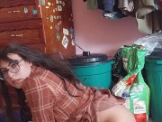 Sissy enjoys her dildos (vertical) 4/4
