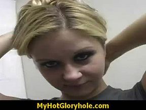 Sexy Wild Lady Deepthroats at Gloryhole