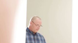 Passionate Couple's Intense Lovemaking Session - Old Man Fucks barely legal Blonde Wife