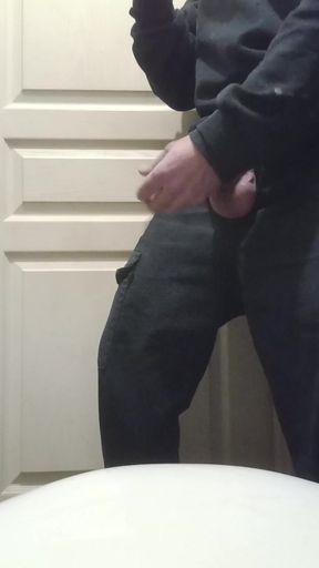 Several handjobs In the toilet