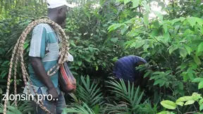 Farmer joins black cutie for interracial lovin