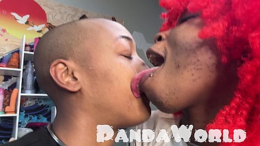 Ebony Anal Submissive Slut BBC Stuffed by Master FFM Threesome
