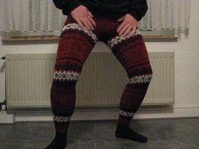 Norweger-Legging und Strumpfhose