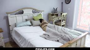”Teamskeet - Tatted Babe Alessia Luna Surprised By Her BF As He Starts Pleasuring Her”