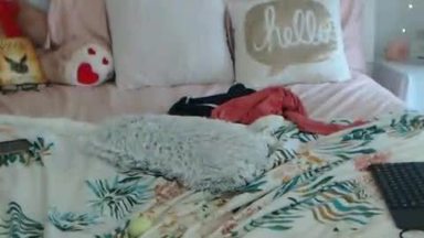 Summer Strips and Plays with Her Sexy Ass