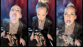 Smoking a marlboro 100 like i want to suck your dick