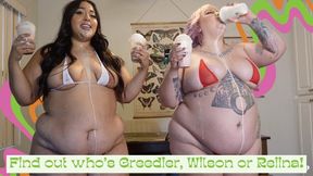 Reiina X Wilson Present: Edward Milkshake Hands Competition | 2 Bloat Girls!