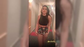 Hot Brazilian wife humiliates her pathetic cuckold husband by filming her cheating on him with a hung stud she picked up at the club