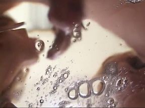 Man shoots his load into 2 blondes mouth