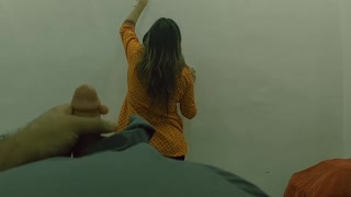 Dick Flash On My Beautifull Maid Anal Sex