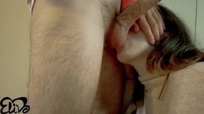 Cumshot In Close Mouth And Swallow