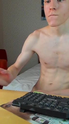 Must-see moment from "Jerking off with a friend via video link after school!"