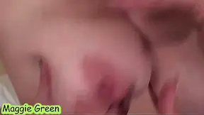 Lesbian MILFs lick and finger each other in steamy duo session