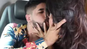 Two studs pleasure a hot latin girl on a private jet