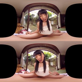 Teasing Under Her Skirt and Muffled Moans Risky Raw Passion While Left Alone