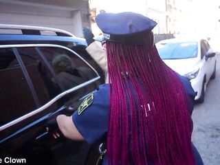 Gibby Bangs big beautiful woman Cop And Makes Her Leave Her Badge