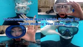 Underwater Dive Mask Fetish: Flooding My Mask Holding Your Gaze - MOV