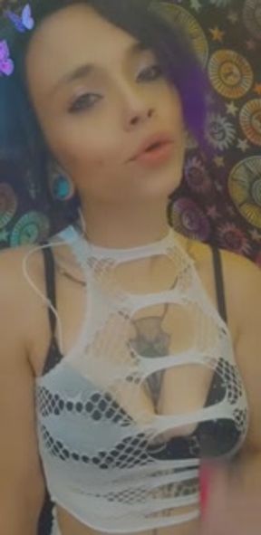Vaping In Lingerie