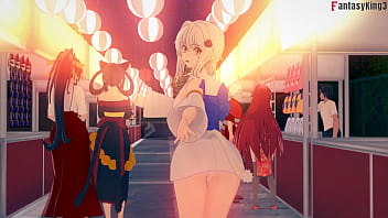 Koneko Kimono BBC | 2 | HS DXD NTR Madness 10 | Full movie on Sheer &amp_ PTRN: Fantasyking3