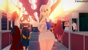 Koneko Kimono BBC | 2 | HS DXD NTR Madness 10 | Full movie on Sheer &amp_ PTRN: Fantasyking3