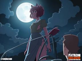 Wolf Girl Tends to Get Horny on a Full Moon Night