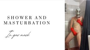 shower and masturbating gas mask gp5