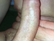 CLOSE UP SELFSUCK AND CUM