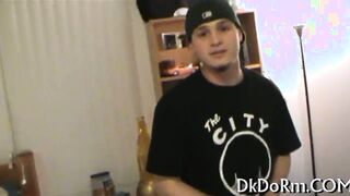 Homo Takes Off Trousers & Sultrily Flaunts His Sexy Panties at a Wild, Hot Party