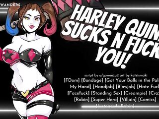 Harley Quinn Captures & Interrogates You With Her Holes! -- Erotic ASMR Roleplay for Men