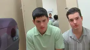 Straight College Twink Assfucks After Shower