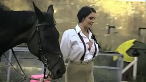 Posh Girl Emma Leigh Takes a Big Farmer&rsquo_s Cock for a Ride
