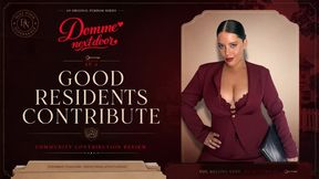 Domme Next Door EP. 4 – Good Residents Contribute