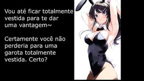 Mai Sakurajima faz voc&ecirc_ fracassar No Nut November com os p&eacute_s (Femdom, Humilha&ccedil_&atilde_o e P&eacute_s)