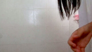 Smashing brunette goddess Amy takes on twoending titans