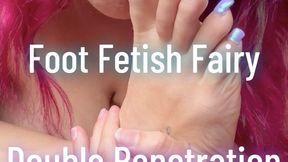 Barefoot Mel Foot Fetish Fairy DP's Herself