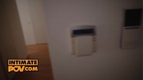 POV - Surprise MFF fuck threesome with yor wife Angelika Grays and her friend Lia Lin