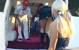 Horny Teen Girls Fucking The Ice Cream Man