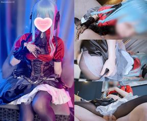 Gothic Dress Cosplaying casting couch