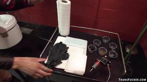 ”Asian t-girl fucks alt tattoo artist”